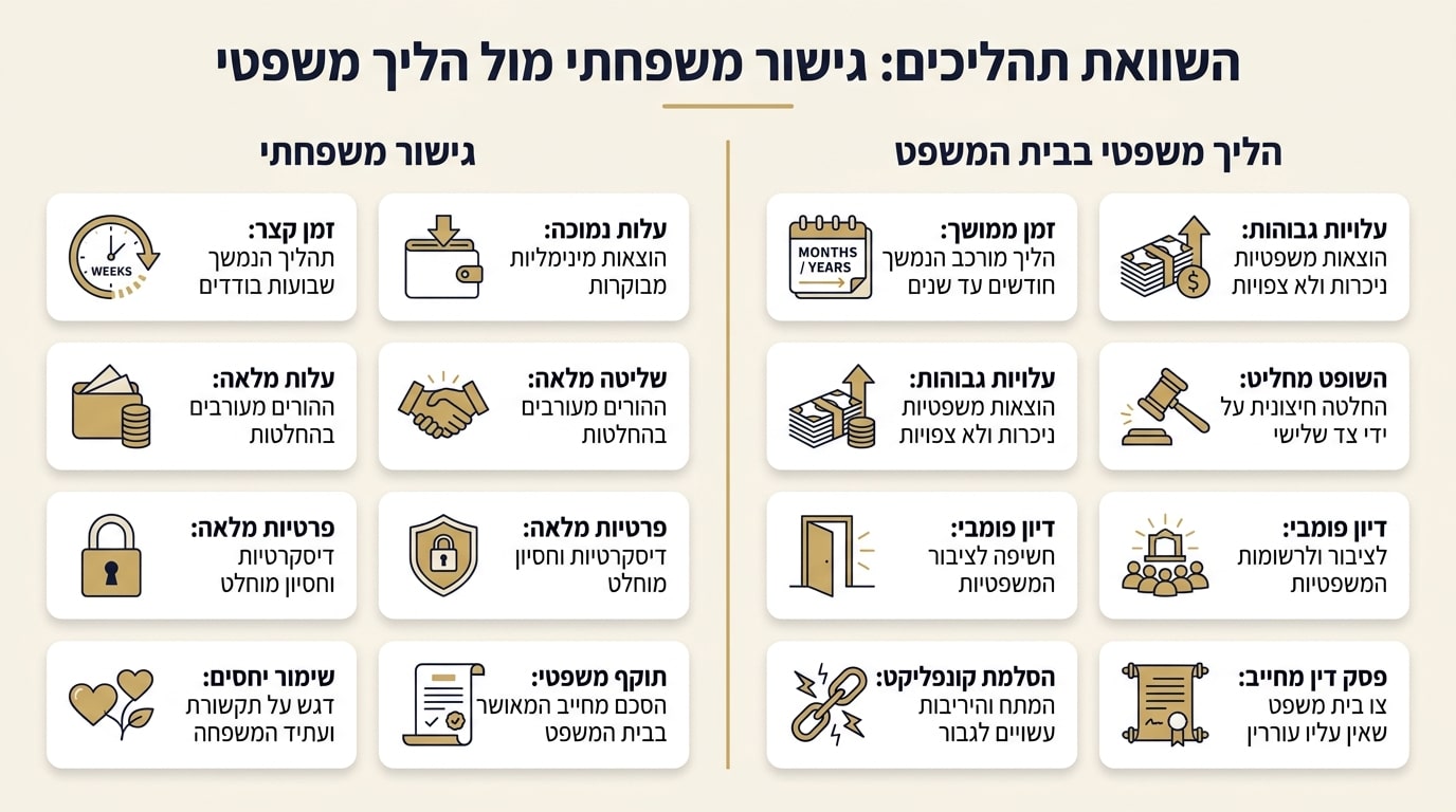 גישור משפחתי מהיר וזריז: איך להשיג הסכם גירושין בשבוע עם שלי אדרי