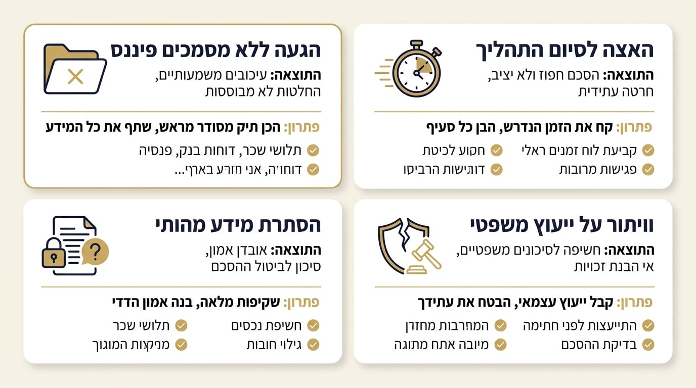 שלבי הגישור המשפחתי - מפגישת היכרות ועד הסכם מחייב