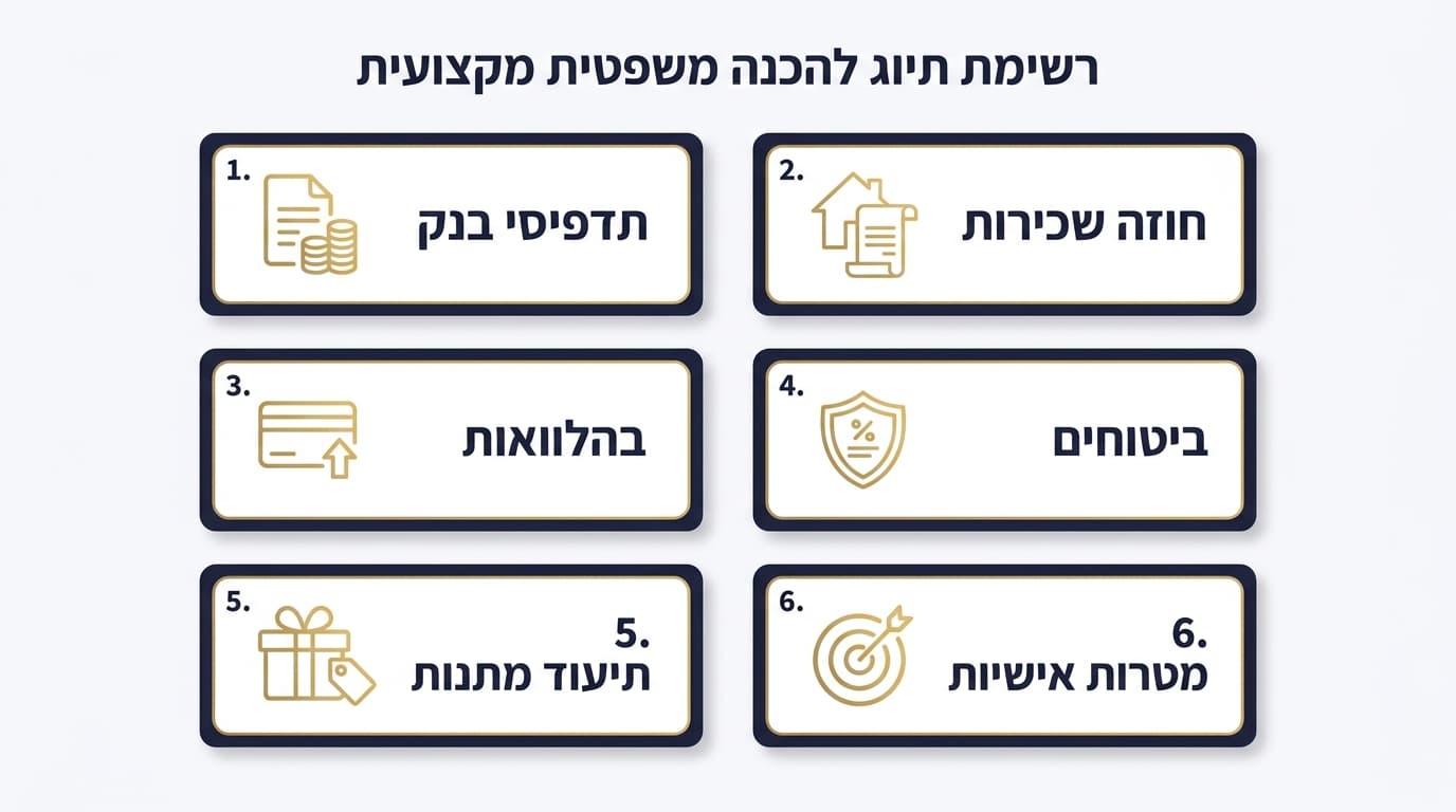 מה צריך להכין לפני פגישת גישור ראשונה?